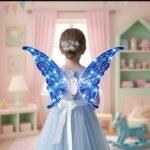Premium Light Up Fairy Wings with LED Lights for Girls Kids Light Up Butterfly Wings, Moving Butterfly Wings, Moving Sparkling Wings, Luminous Butterfly Wing - Image 6