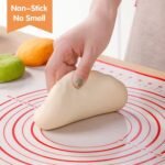 Silicone Baking Mat 60 x 40 cm with Dimensional and Non-Stick Coating + 40 cm Non-Stick Polyethylene Rolling Pin for Pastry Rolls - Image 7