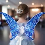 Premium Light Up Fairy Wings with LED Lights for Girls Kids Light Up Butterfly Wings, Moving Butterfly Wings, Moving Sparkling Wings, Luminous Butterfly Wing - Image 4