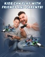 JoyRapt Drones for Kids Foam RC Plane, Remote Control Airplane | Toys and Gifts for 6 8 10 Years Old Boys, Jet Helicopter Drones with LED Lights 360° Flip - Image 6